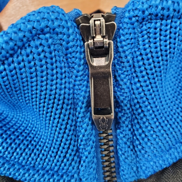 Spyder Men’s Heavy Weight Knit Core Sweater  Full Zip Pockets Fleece Jacket - Picture 4 of 10